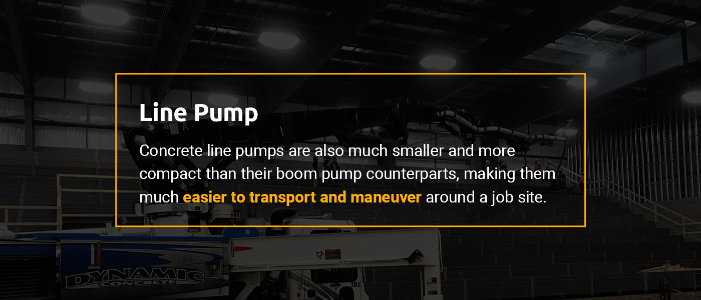 concrete line pumps 