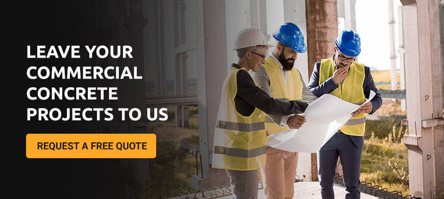 leave your commercial concrete projects to us