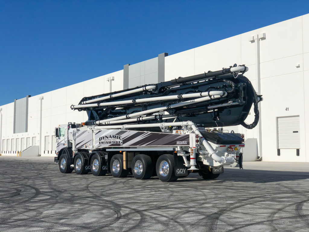 57 Meter Concrete Boom Pump Dynamic Concrete Pumping
