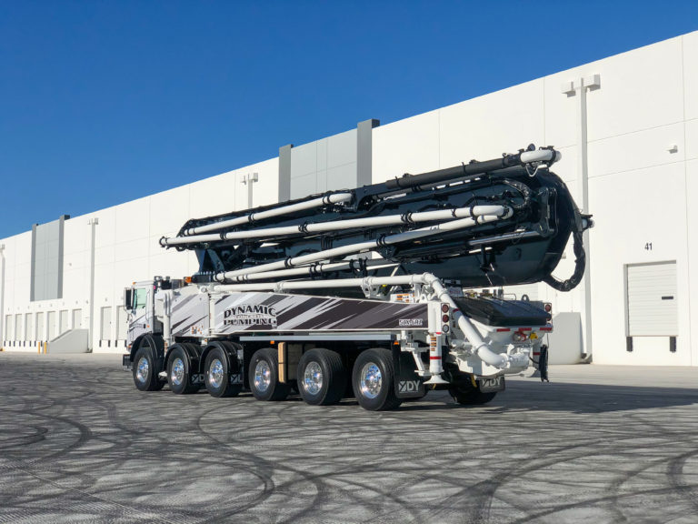 57 Meter Concrete Boom Pump Dynamic Concrete Pumping
