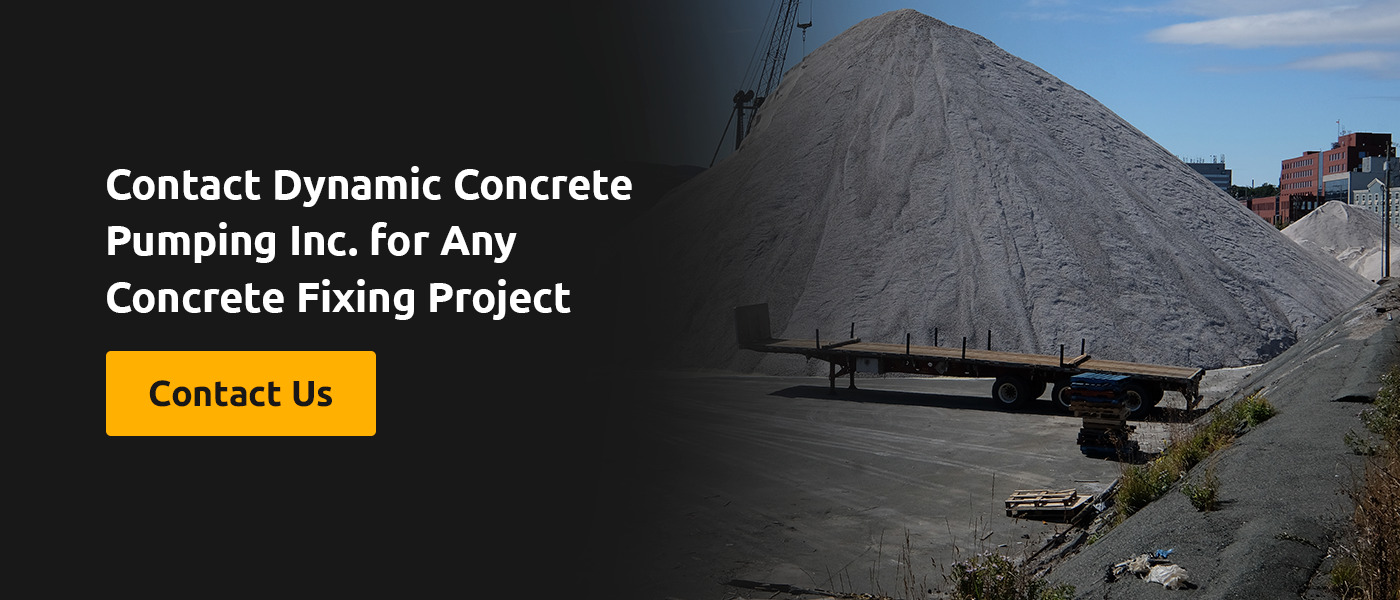 contact Dynamic Concrete Pumping for any concrete fixing project