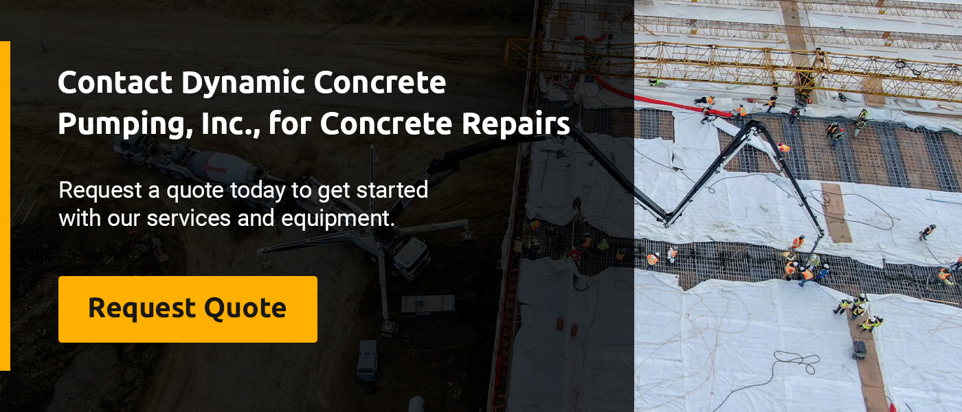 contact Dynamic Concrete Pumping for concrete repairs